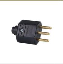 Kit 5 Plugue Macho 2p+T 10A 180 Pld1-3 Preto Margirius