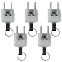 KIT 5 Plugue Tomada Identificador Tensão Margirius 110 220 KIT 5 Plugue Tomada Identificador Tensão Margirius 110 220