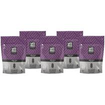 Kit 5 Pó Descolorante Ametista Profissional 8 Tons Efeito Rápido Yama Refil 300g