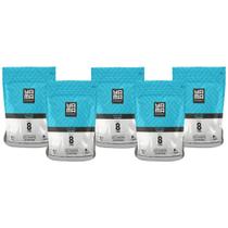 Kit 5 Pó Descolorante Tradicional Profissional 8 Tons Efeito Rápido Yama Refil 300g