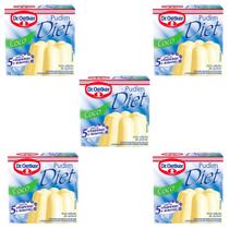 Kit 5 Pó Para Pudim Dr. Oetker Diet 25g Coco Kit 5 Pó Para Pudim Dr. Oetker Diet 25g Coco