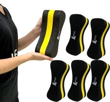 Kit 5 Polibóias Flutuador De Perna 100% EVA DF1090-P Dafoca Sports Preto e Amarelo Kit 5 Polibóias Flutuador De Perna 100% EVA DF1090-P Dafoca Sports Preto e Amarelo