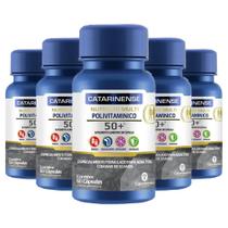 Kit 5 Polivitamínico Sênior Catarinense 60 cápsulas