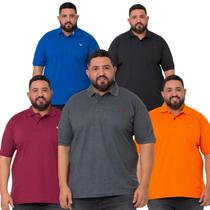 Kit 5 Polo Plus size Semana Completa de Estilo aproveite