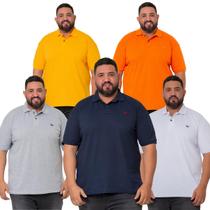 Kit 5 Polo Plus size Semana Completa de Estilo aproveite