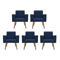Kit 5 Poltronas: Elegância E Glamur Absolutos No Salão