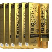 Kit 5 Pomada Desodorante Massageadora Fisiofort + Gold 150g - Bio Instinto