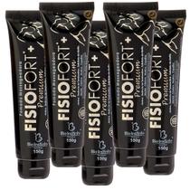 Kit 5 Pomada Massageadora Fisio Fort Premium 150g original - Bio Instinto