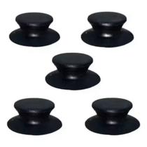 Kit 5 pomel (Puxadores) para tampa de vidro e alumínio