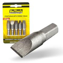 Kit 5 Ponta Bit Fenda CV 38mm x 1/4 x 10,0mm Beltools