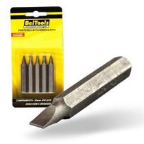 Kit 5 Ponta Bit Fenda CV 50mm x 5/16 x 4,5mm Beltools