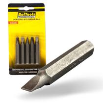 Kit 5 Ponta Bit Fenda CV 50mm x 5/16 x 6,3mm Beltools Kit 5 Ponta Bit Fenda CV 50mm x 5/16 x 6,3mm Beltools