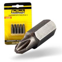 Kit 5 Ponta Bit Phillips CV 25mm x 1/4 x N3 Beltools