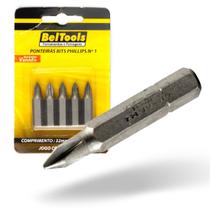 Kit 5 Ponta Bit Phillips CV 32mm x 5/16 x N1 Beltools