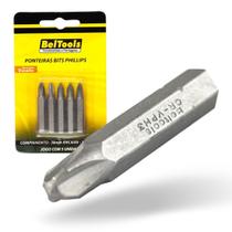 Kit 5 Ponta Bit Phillips CV 38mm x 1/4 x N2 Beltools Kit 5 Ponta Bit Phillips CV 38mm x 1/4 x N2 Beltools