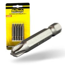 Kit 5 Ponta Bit Phillips CV 50mm x 1/4 x N3 Beltools