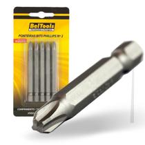 Kit 5 Ponta Bit Phillips CV 75mm x 1/4 x N2 Beltools Kit 5 Ponta Bit Phillips CV 75mm x 1/4 x N2 Beltools