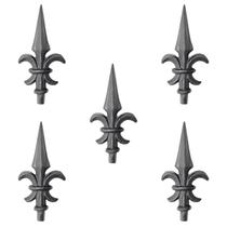 Kit 5 Ponta De Lança Ferro Grade Portão Muro Espadinha Nº 3