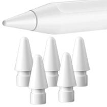 Kit 5 Pontas Extra Compatível Pencil 1 E 2 Geração