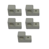 Kit 5 Porcelana Suporte Isolador Cerâmica Louca Resistencia Forno Elétrico Fischer
