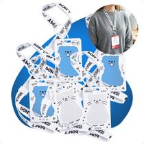 Kit 5 Porta Credencial Protetor De Crachá Bilhete Passe Fofo