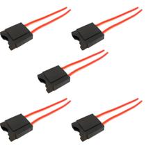 Kit 5 porta fusivel lamina max engate grande