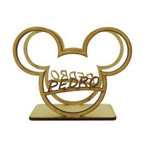 Kit 5 Porta Guardanapos Menino Personalizado com Nome Mdf Madeira