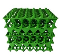 Kit 5 Porta Ovo Cartela Plástica P/30 Ovos Bandeja Higiênica