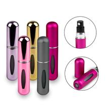 Kit 5 Porta Perfume Frasco Spray Recarregavel Portátil Bolso Kit 5 Porta Perfume Frasco Spray Recarregavel Portátil Bolso