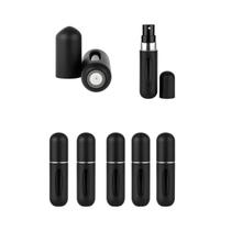 Kit 5 Porta Perfume Recarregável 5ml Mini Frasco Spray Ideal Para TrabalhoFaculdadeBaladas Influencer 2026