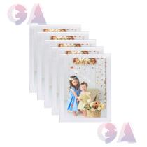 Kit 5 Porta Retrato A5 15x21 Moldura Branco Para Fotos e Decoração