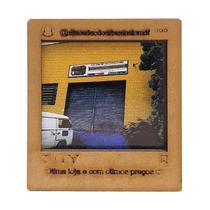 Kit 5 Porta Retrato Mini Instagram Personalizado Foto 6,5x7,5 Mdf Madeira