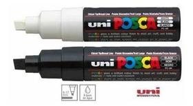 Kit 5 Posca PC-8K Pretas e Brancas Kit 5 Posca PC-8K Pretas e Brancas