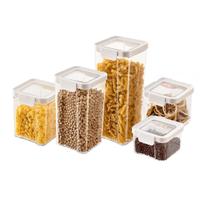 Kit 5 Pote Empilhavel hermetico Mantimento GuardFresh 5L