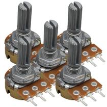 Kit 5 potenciometro rotativo b100ka pequeno