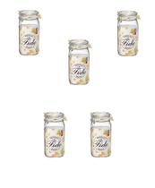 Kit 5 Potes de Vidro Hermético Originais FIDO Terrina 1500 ml Ø 10,6 mm Multiuso