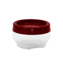 Kit 5 Potes Organizador 220ml Gire e Trave Empilha Fácil Potes Tempero Kit 5 Potes Organizador 220ml Gire e Trave Empilha Fácil Potes Tempero