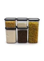 Kit 5 Potes Para Alimentos Organizador Multiuso Acrílico