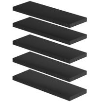 Kit 5 Prateleiras de Parede Nicho Multiuso 30cm em Mdf Resistente 15mm Kit 5 Prateleiras de Parede Nicho Multiuso 30cm em Mdf Resistente 15mm