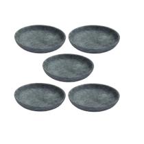 Kit 5 Pratos Fundo Para Massa Em Pedra Sabão Borda Alta 22Cm. Kit 5 Pratos Fundo Para Massa Em Pedra Sabão Borda Alta 22Cm.