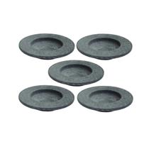 Kit 5 Pratos Risoto Massa Chapéu Invertido Pedra Sabão 26Cm Kit 5 Pratos Risoto Massa Chapéu Invertido Pedra Sabão 26Cm