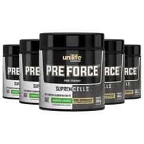 Kit 5 Pre Force Limão 300G Unilife