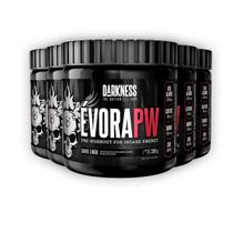 Kit 5 Pré Treino Évora V2 Darkness Limão 300g Kit 5 Pré Treino Évora V2 Darkness Limão 300g