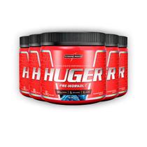Kit 5 Pré Treino Huger Integral Medica Blue Razz 320g Kit 5 Pré Treino Huger Integral Medica Blue Razz 320g