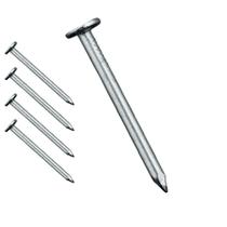 Kit 5 Prego Com Cabeça 18x30 De Aço Para Fixação Madeira Metal Concreto Pendurar Quadro Decoração