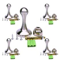 Kit 5 Prende Porta Magnético Trava Fixador Com Amortecimento