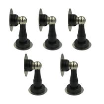 Kit 5 prendedor batedor porta magnetico adesivo preto fosco Kit 5 prendedor batedor porta magnetico adesivo preto fosco