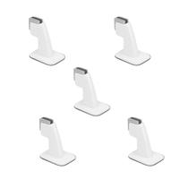 Kit 5 prendedor porta magnetico adesivo 804 branco imab Kit 5 prendedor porta magnetico adesivo 804 branco imab