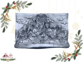 Kit 5 Presépios Natalino de 19 cm - Nascimento de Jesus.