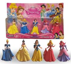 Kit 5 Princesas Disneyy Bonecas Infantil